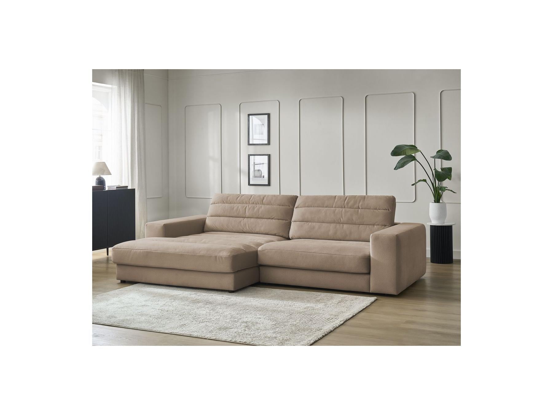 Sierra - Fixed Corner Sofa - Velvet - Left-Hand Corner