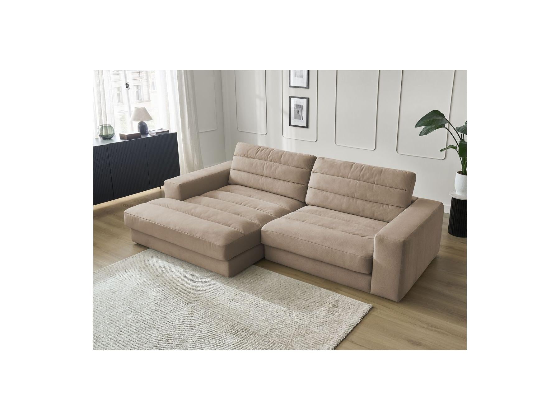 Sierra - Fixed Corner Sofa - Velvet - Left-Hand Corner