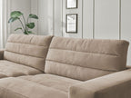Sierra - Fixed Corner Sofa - Velvet - Left-Hand Corner