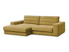 Sierra - Fixed Corner Sofa - Velvet - Left-Hand Corner