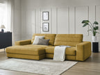 Sierra - Fixed Corner Sofa - Velvet - Left-Hand Corner
