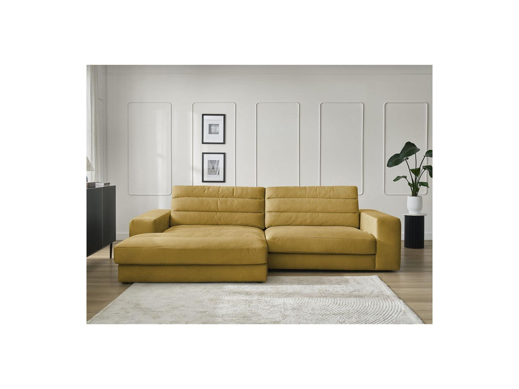 Sierra - Fixed Corner Sofa - Velvet - Left-Hand Corner