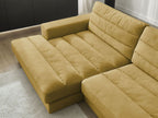 Sierra - Fixed Corner Sofa - Velvet - Left-Hand Corner