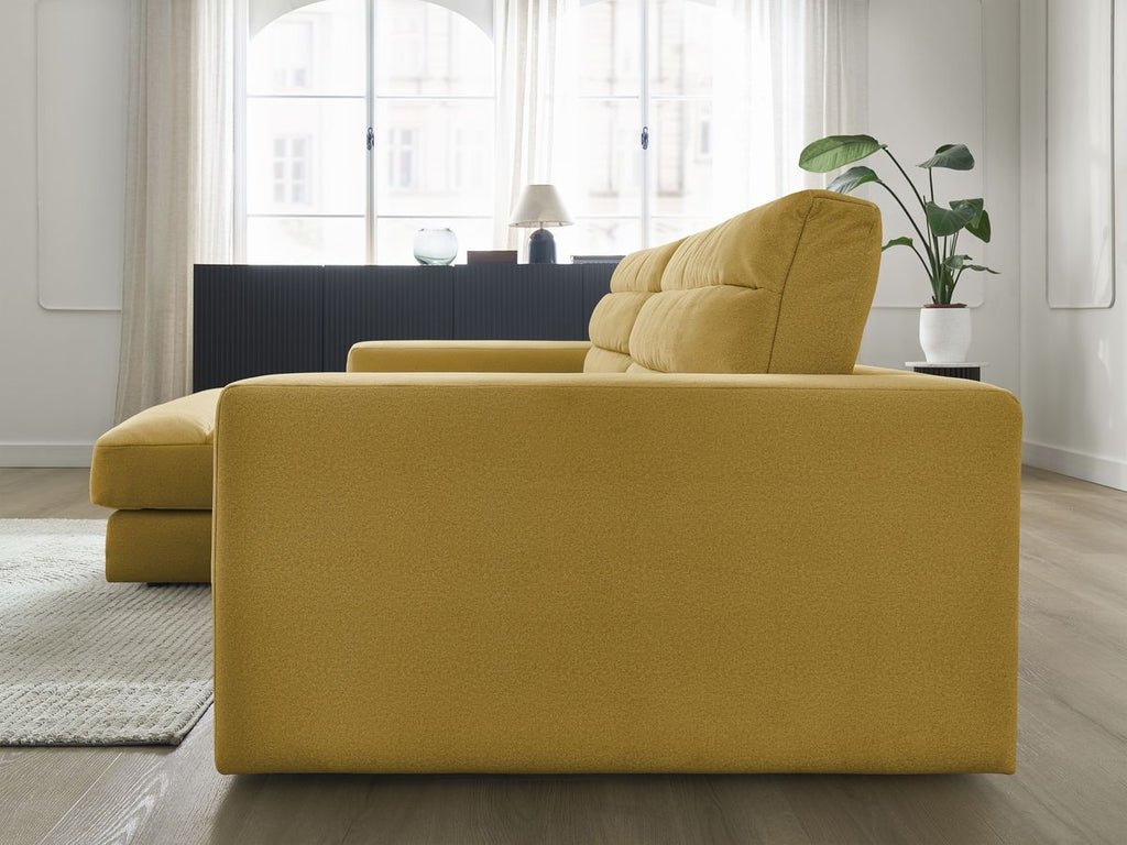 Sierra - Fixed Corner Sofa - Velvet - Left-Hand Corner