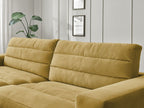 Sierra - Fixed Corner Sofa - Velvet - Left-Hand Corner