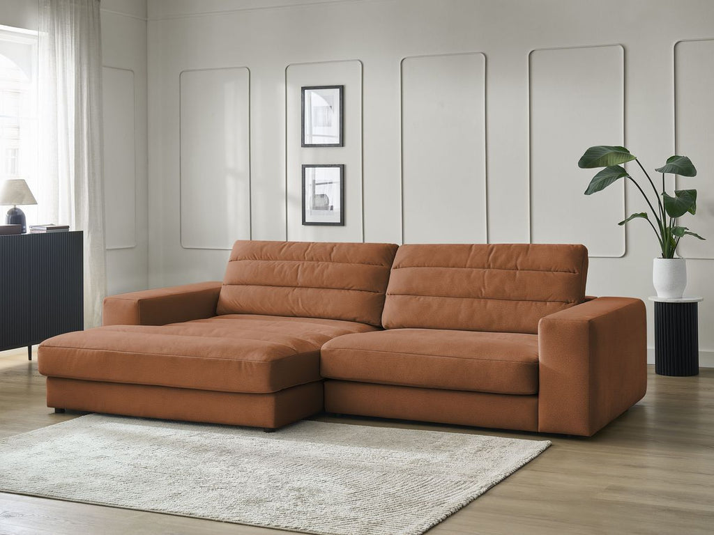 Sierra - Fixed Corner Sofa - Velvet - Left-Hand Corner