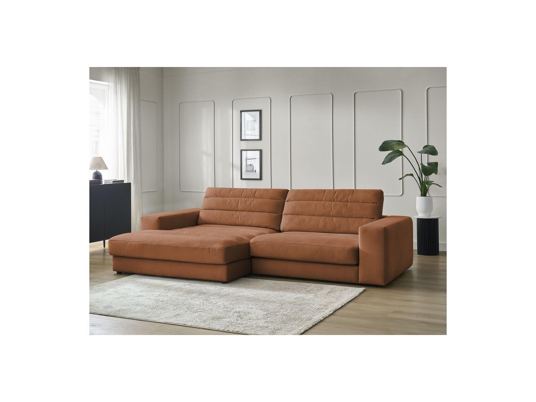 Sierra - Fixed Corner Sofa - Velvet - Left-Hand Corner