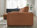 Sierra - Fixed Corner Sofa - Velvet - Left-Hand Corner