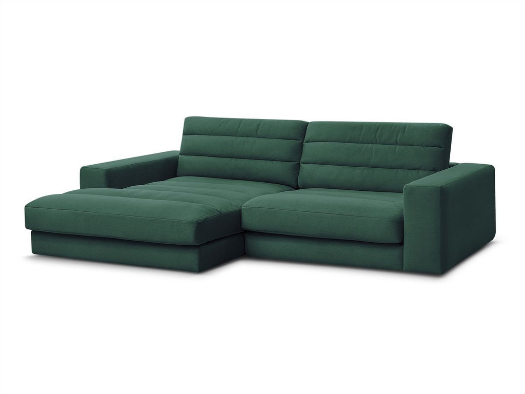 Sierra - Fixed Corner Sofa - Velvet - Left-Hand Corner