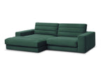 Sierra - Fixed Corner Sofa - Velvet - Left-Hand Corner