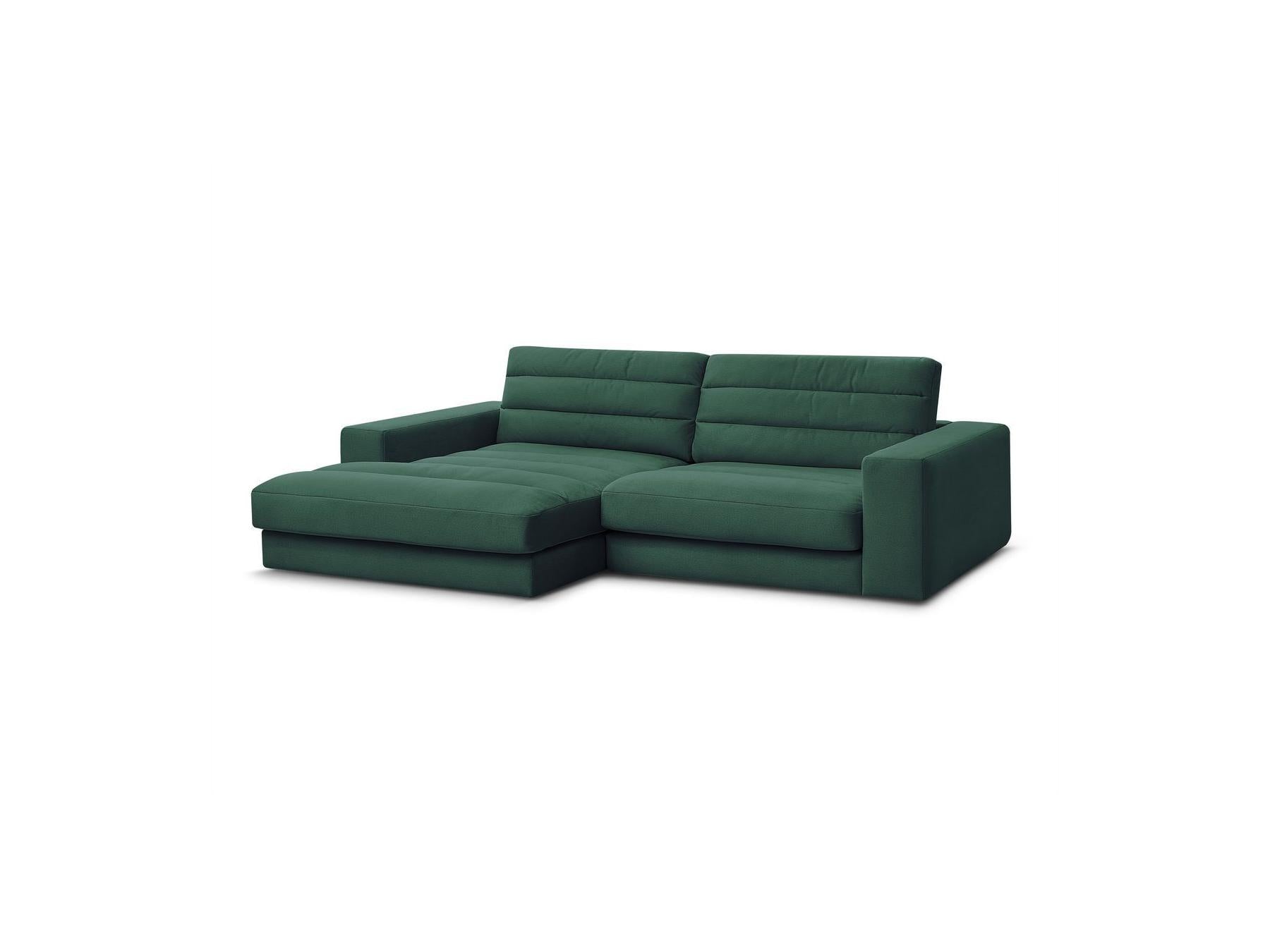 Sierra - Fixed Corner Sofa - Velvet - Left-Hand Corner