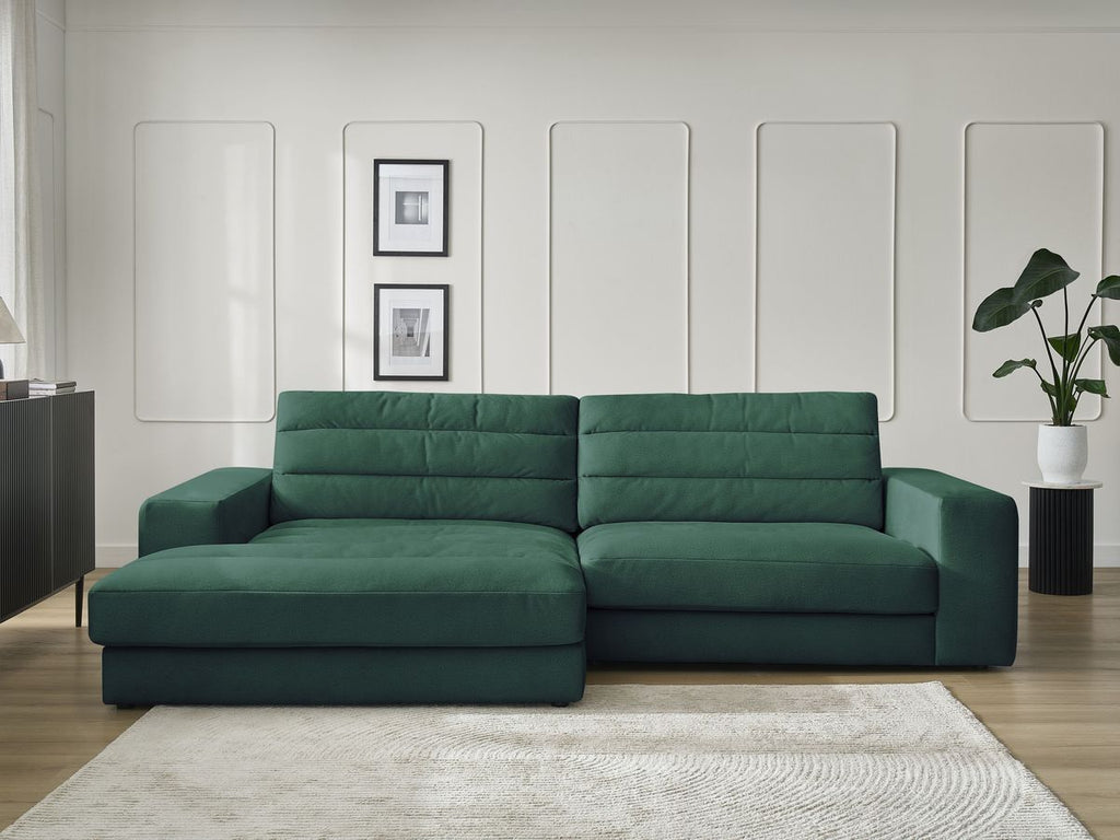 Sierra - Fixed Corner Sofa - Velvet - Left-Hand Corner