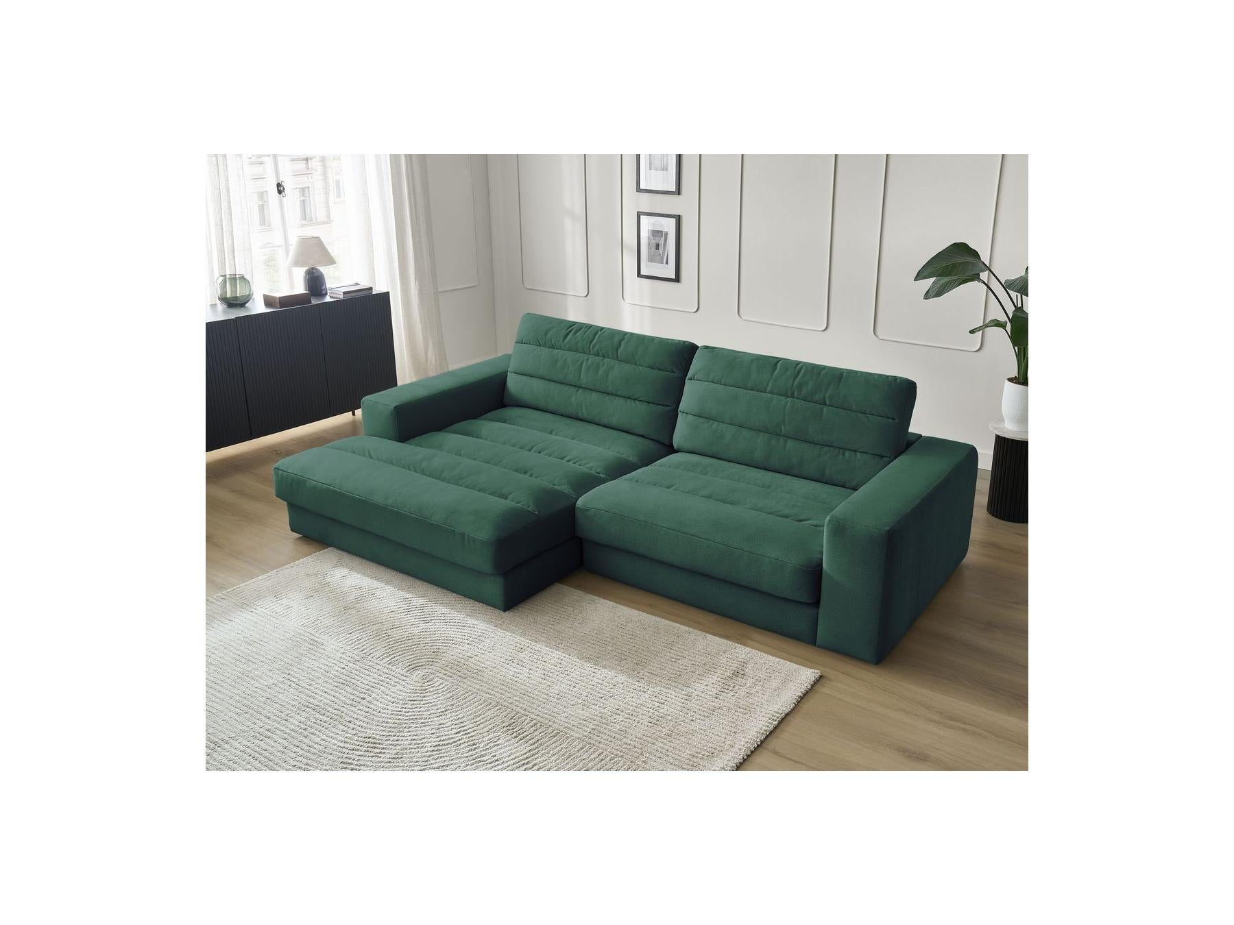 Sierra - Fixed Corner Sofa - Velvet - Left-Hand Corner