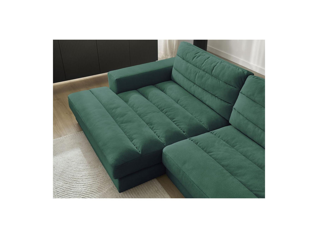 Sierra - Fixed Corner Sofa - Velvet - Left-Hand Corner