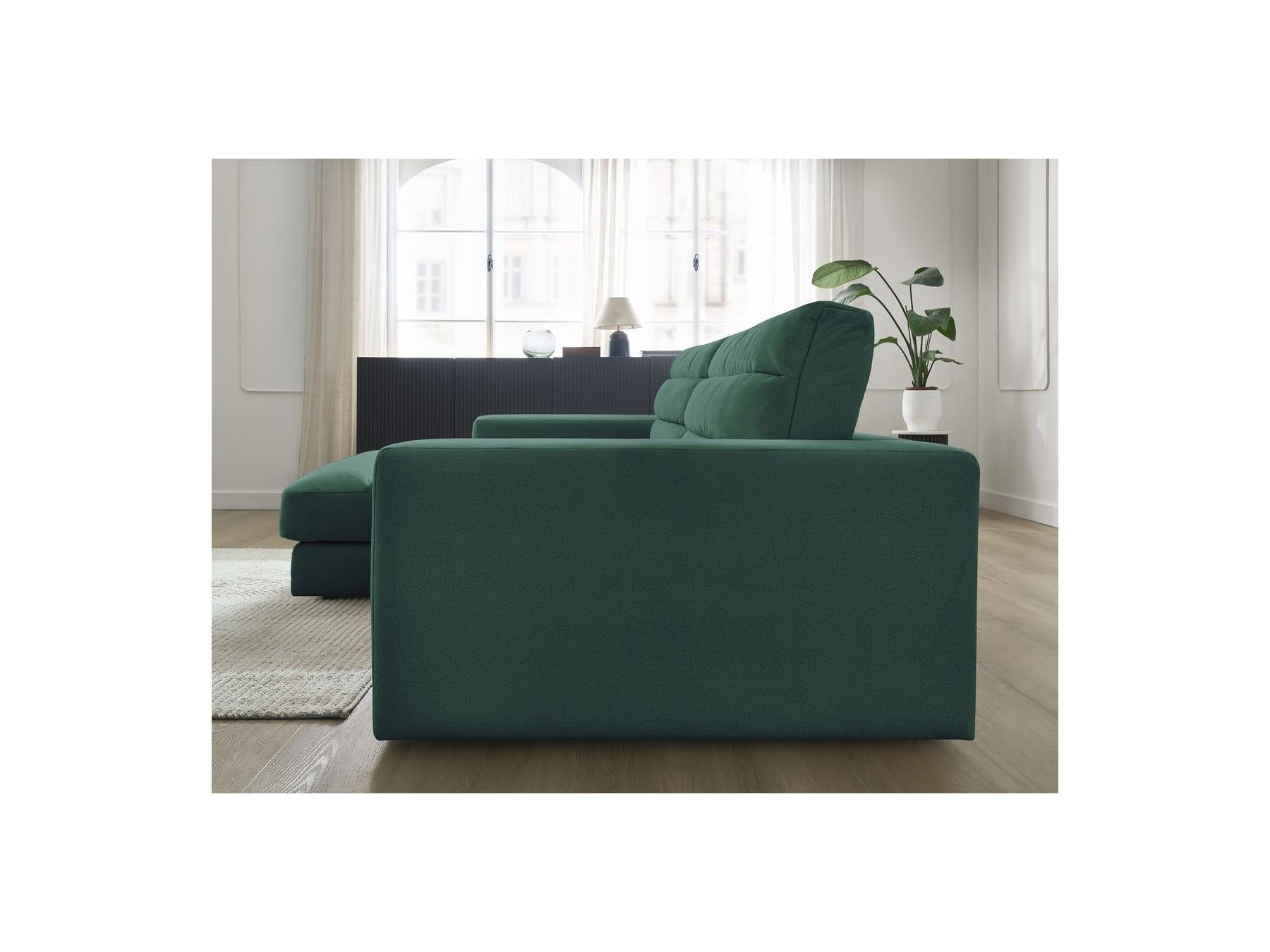 Sierra - Fixed Corner Sofa - Velvet - Left-Hand Corner