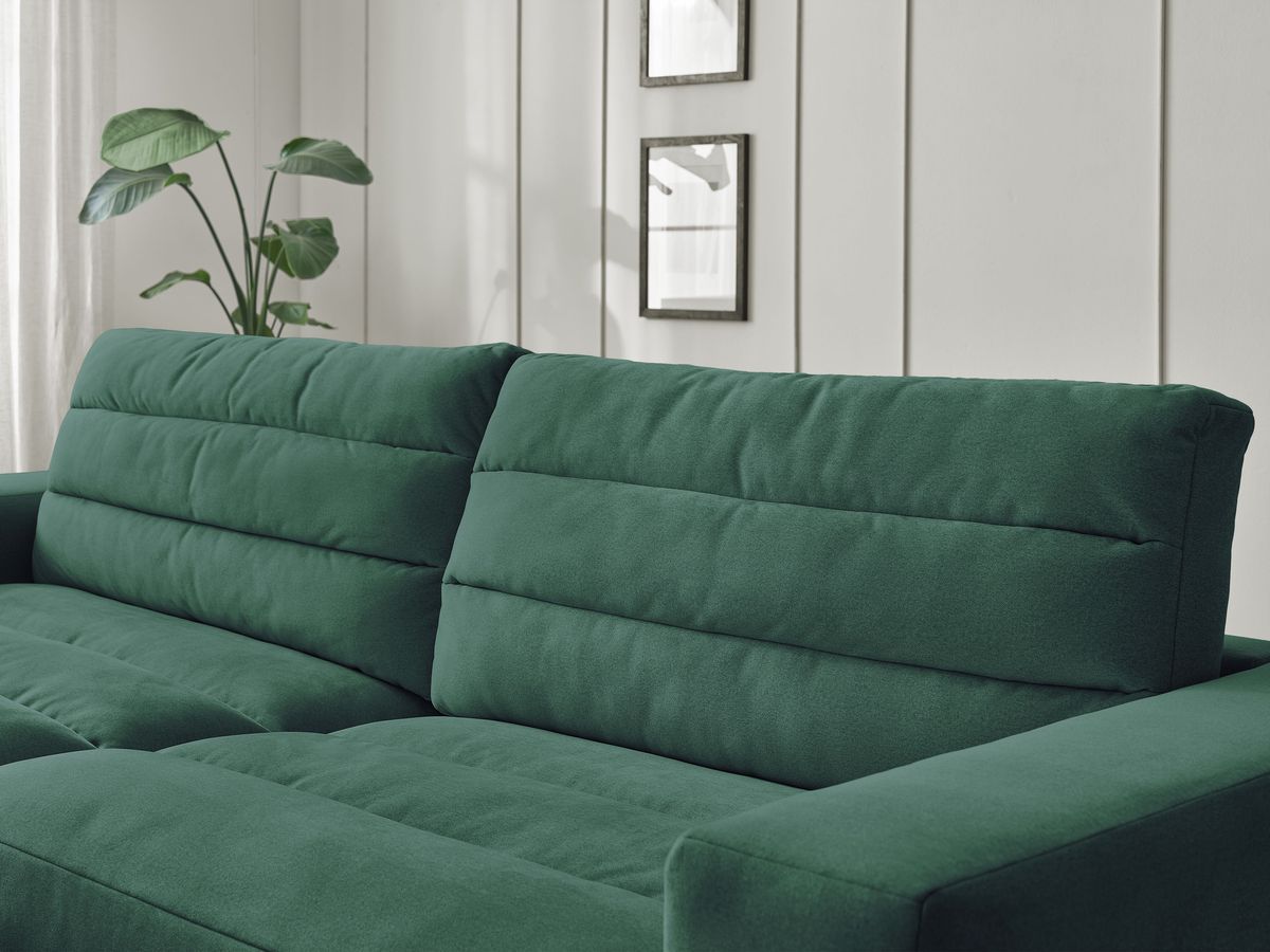 Sierra - Fixed Corner Sofa - Velvet - Left-Hand Corner