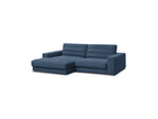 Sierra - Fixed Corner Sofa - Velvet - Left-Hand Corner