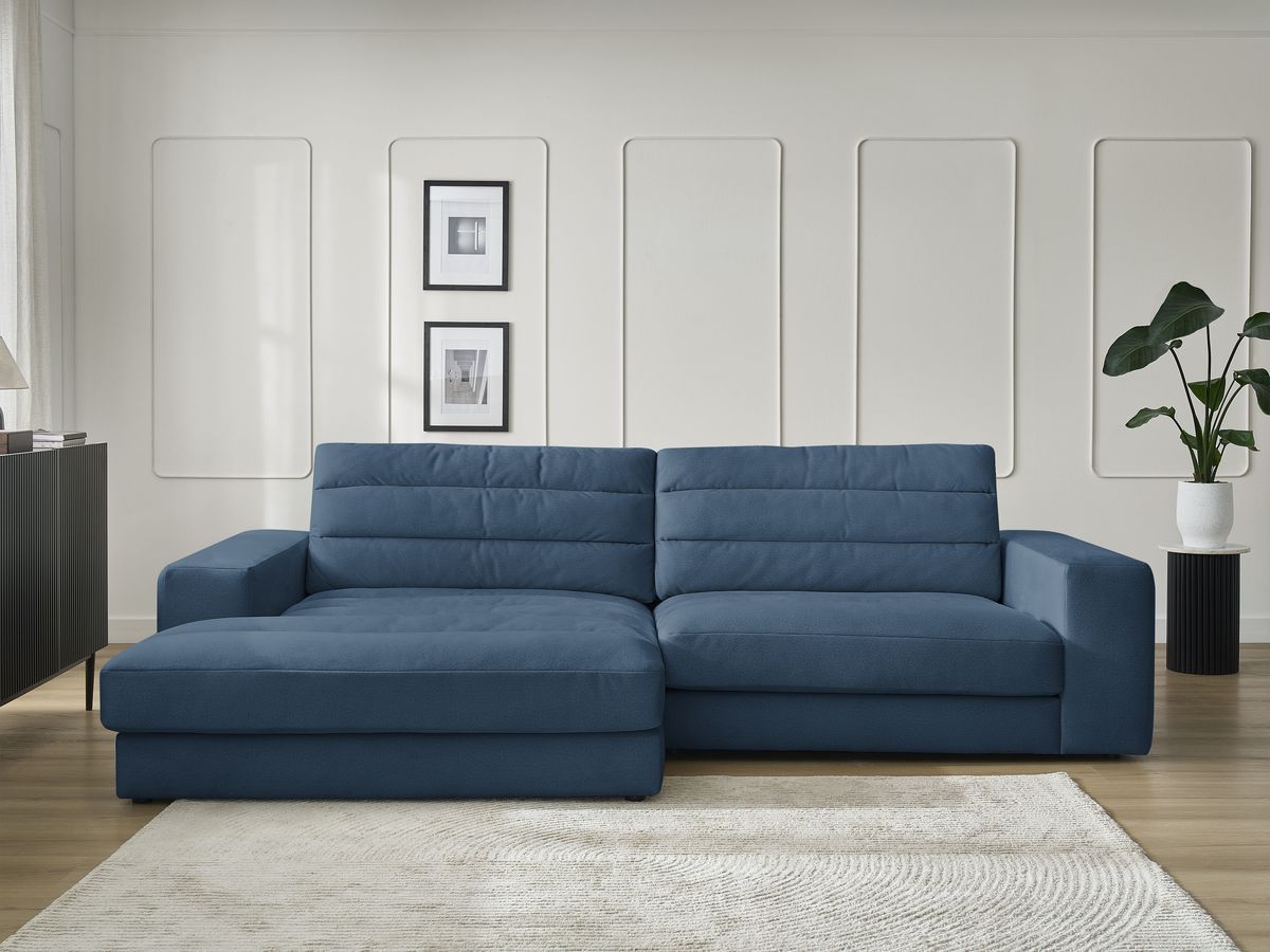 Sierra - Fixed Corner Sofa - Velvet - Left-Hand Corner
