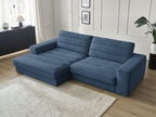 Sierra - Fixed Corner Sofa - Velvet - Left-Hand Corner