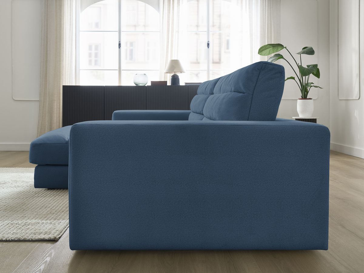 Sierra - Fixed Corner Sofa - Velvet - Left-Hand Corner