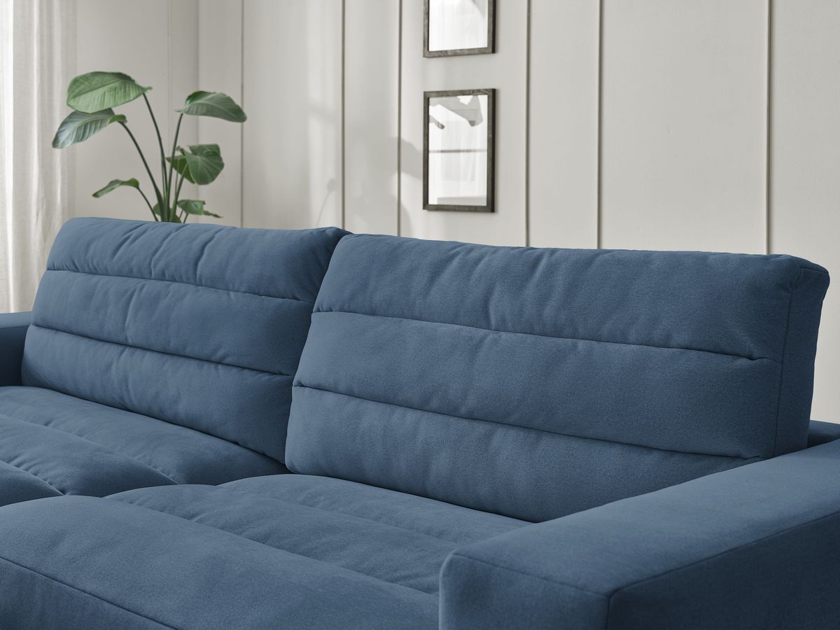 Sierra - Fixed Corner Sofa - Velvet - Left-Hand Corner