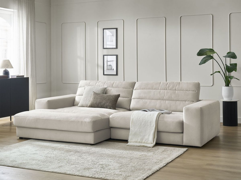 Sierra - Fixed Corner Sofa - Velvet - Left-Hand Corner