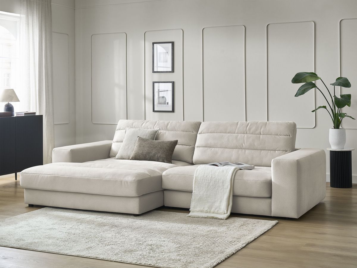Sierra - Fixed Corner Sofa - Velvet - Left-Hand Corner