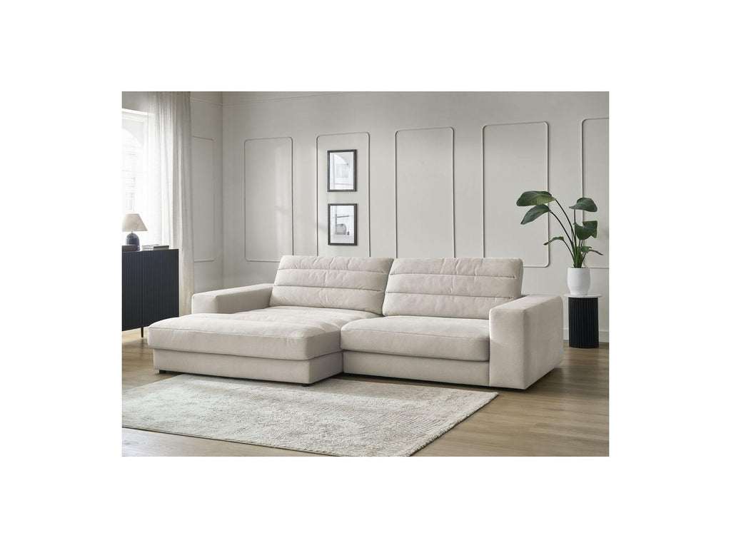 Sierra - Fixed Corner Sofa - Velvet - Left-Hand Corner