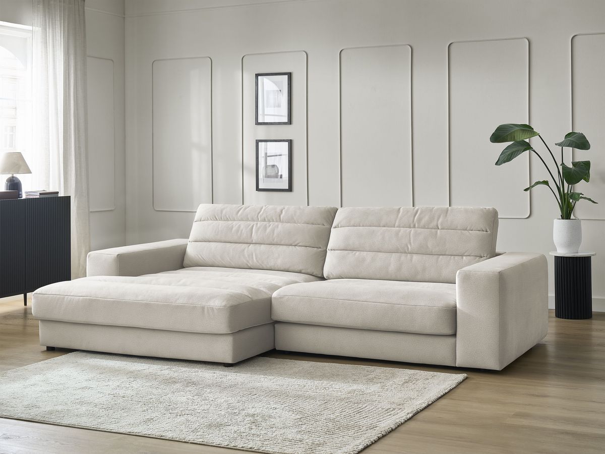 Sierra - Fixed Corner Sofa - Velvet - Left-Hand Corner