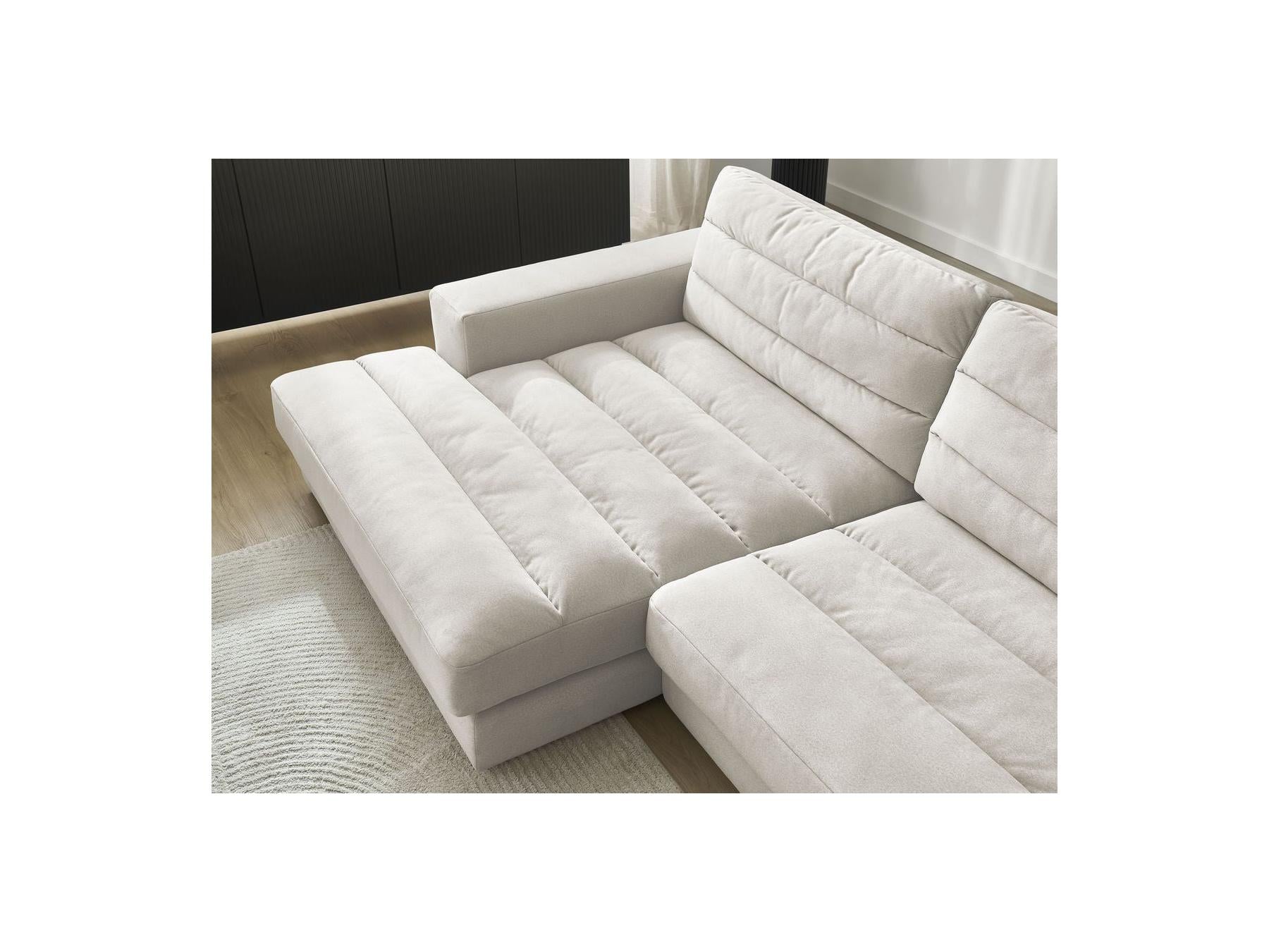 Sierra - Fixed Corner Sofa - Velvet - Left-Hand Corner