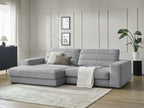 Sierra - Fixed Corner Sofa - Velvet - Left-Hand Corner
