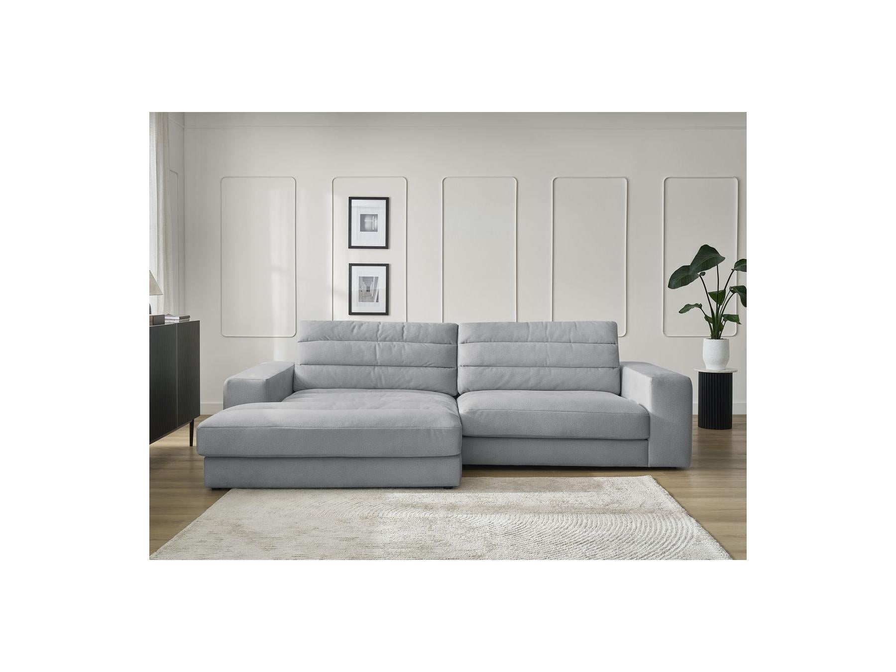 Sierra - Fixed Corner Sofa - Velvet - Left-Hand Corner
