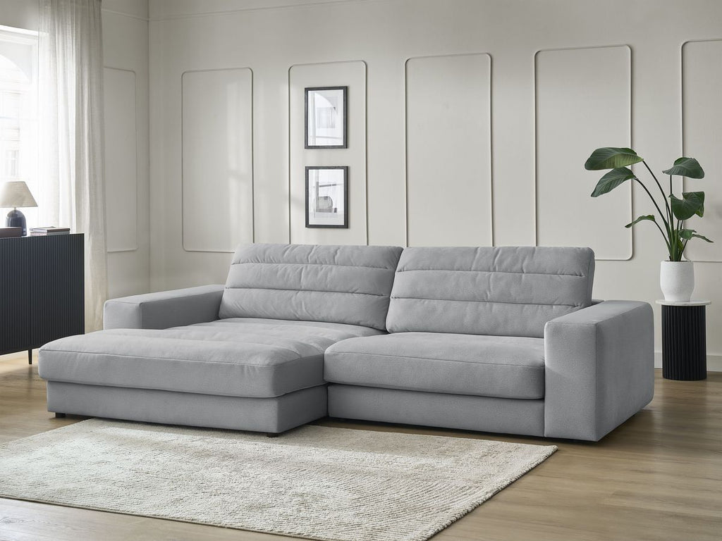 Sierra - Fixed Corner Sofa - Velvet - Left-Hand Corner