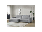 Sierra - Fixed Corner Sofa - Velvet - Left-Hand Corner