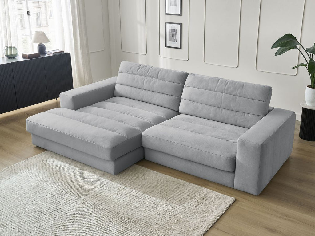 Sierra - Fixed Corner Sofa - Velvet - Left-Hand Corner