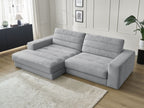 Sierra - Fixed Corner Sofa - Velvet - Left-Hand Corner