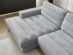 Sierra - Fixed Corner Sofa - Velvet - Left-Hand Corner