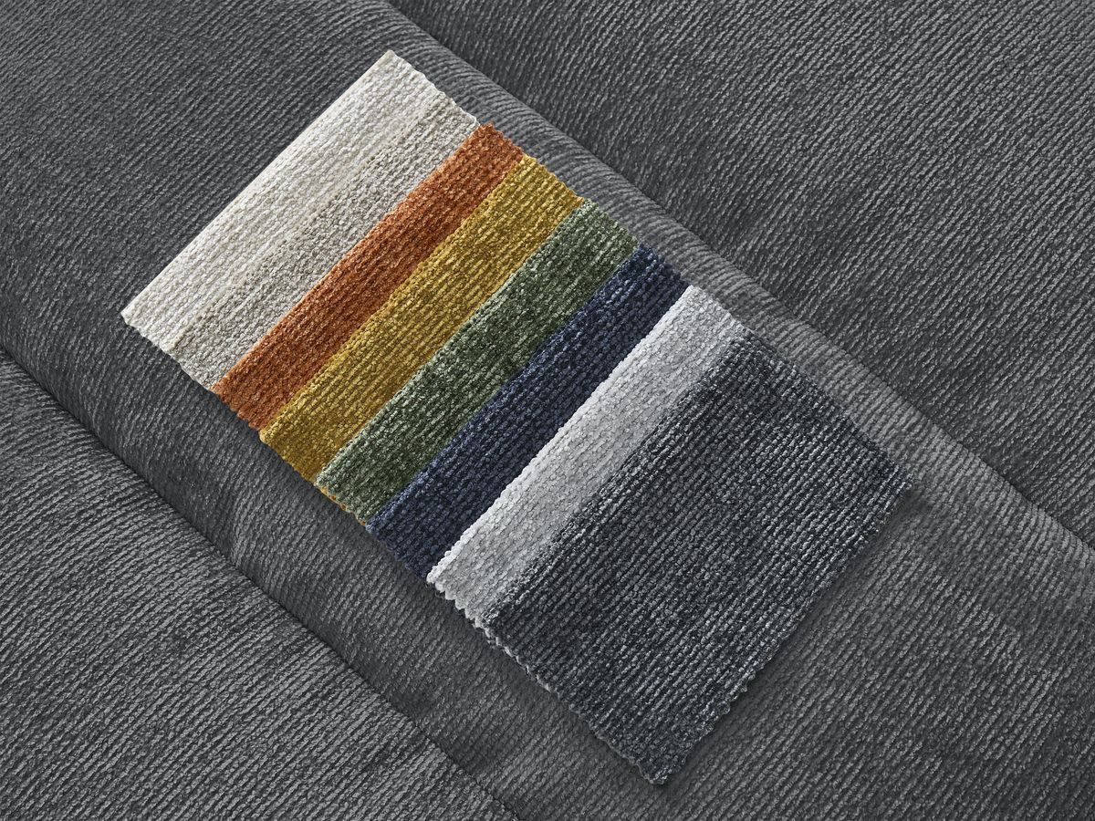 Sierra - Canapé D'Angle Fixe - Tissu Texturé - Angle Gauche