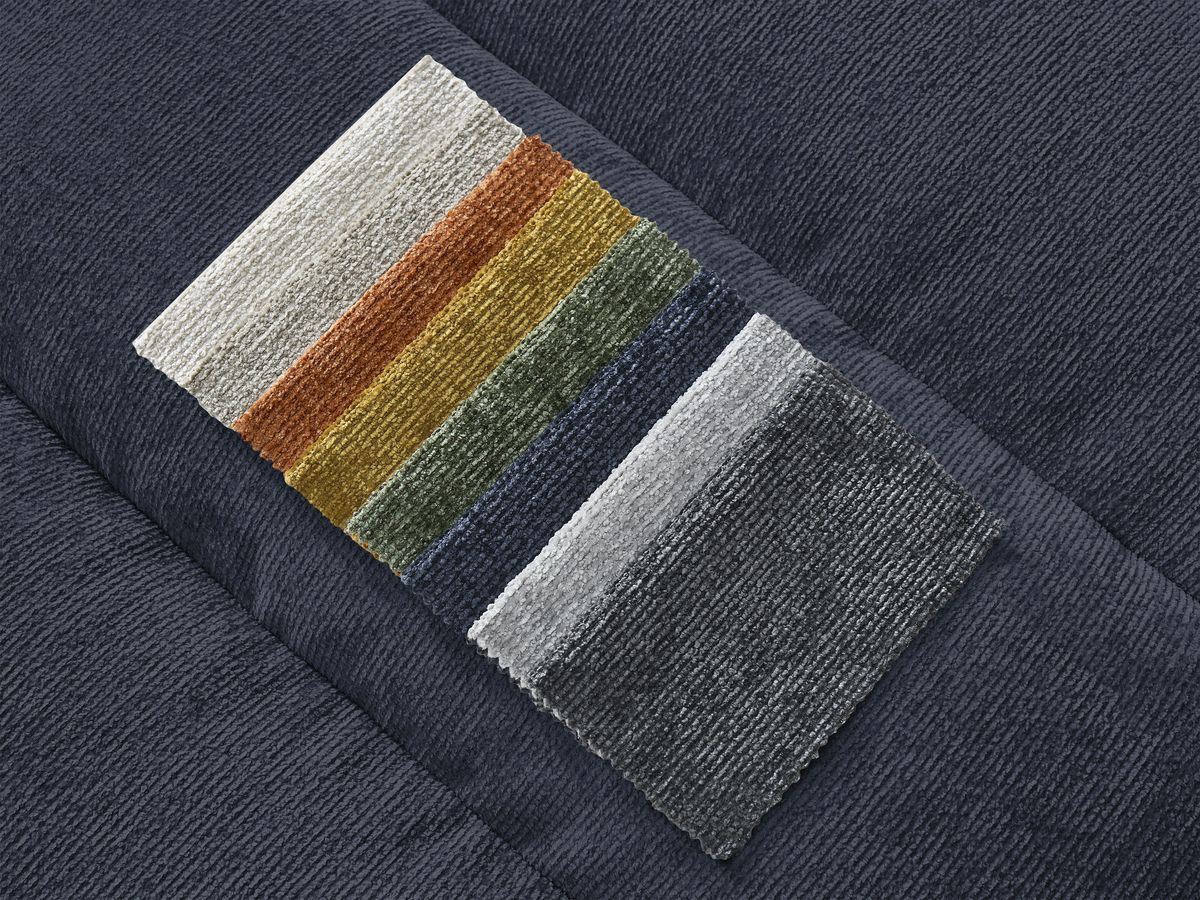 Sierra - Canapé D'Angle Fixe - Tissu Texturé - Angle Gauche
