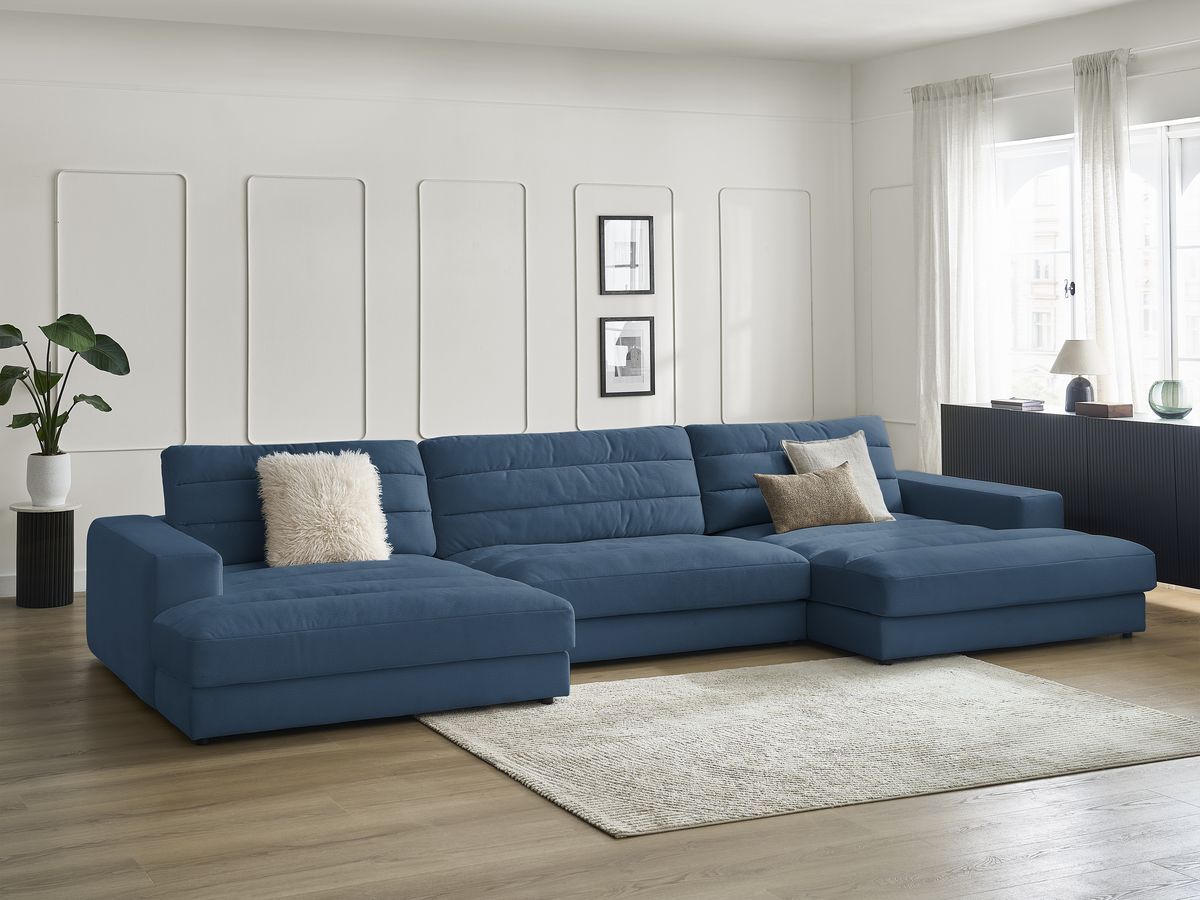 Sierra - Fixed Panoramic Sofa - Velvet
