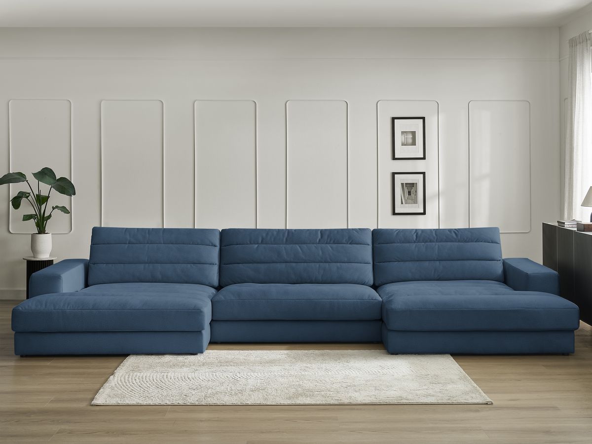 Sierra - Fixed Panoramic Sofa - Velvet