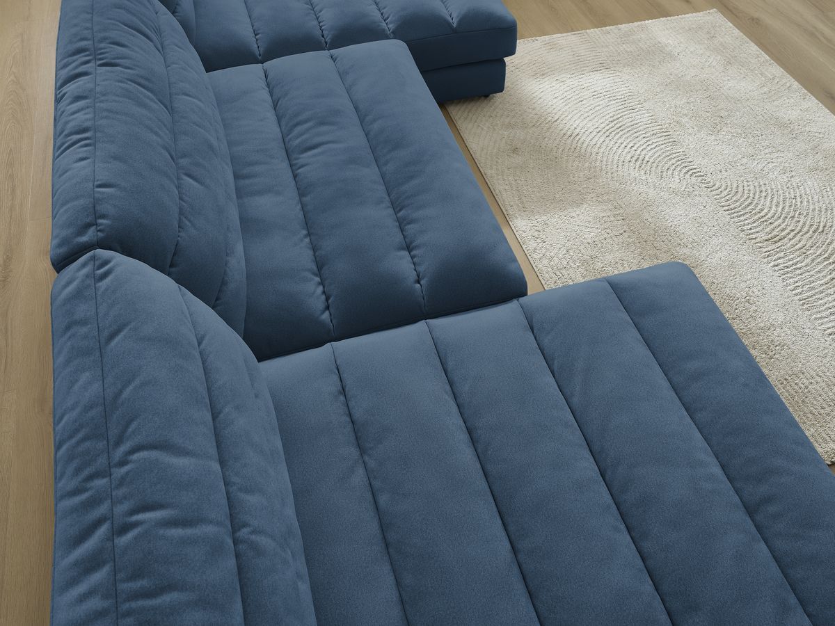 Sierra - Fixed Panoramic Sofa - Velvet