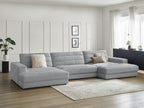 Sierra - Fixed Panoramic Sofa - Velvet