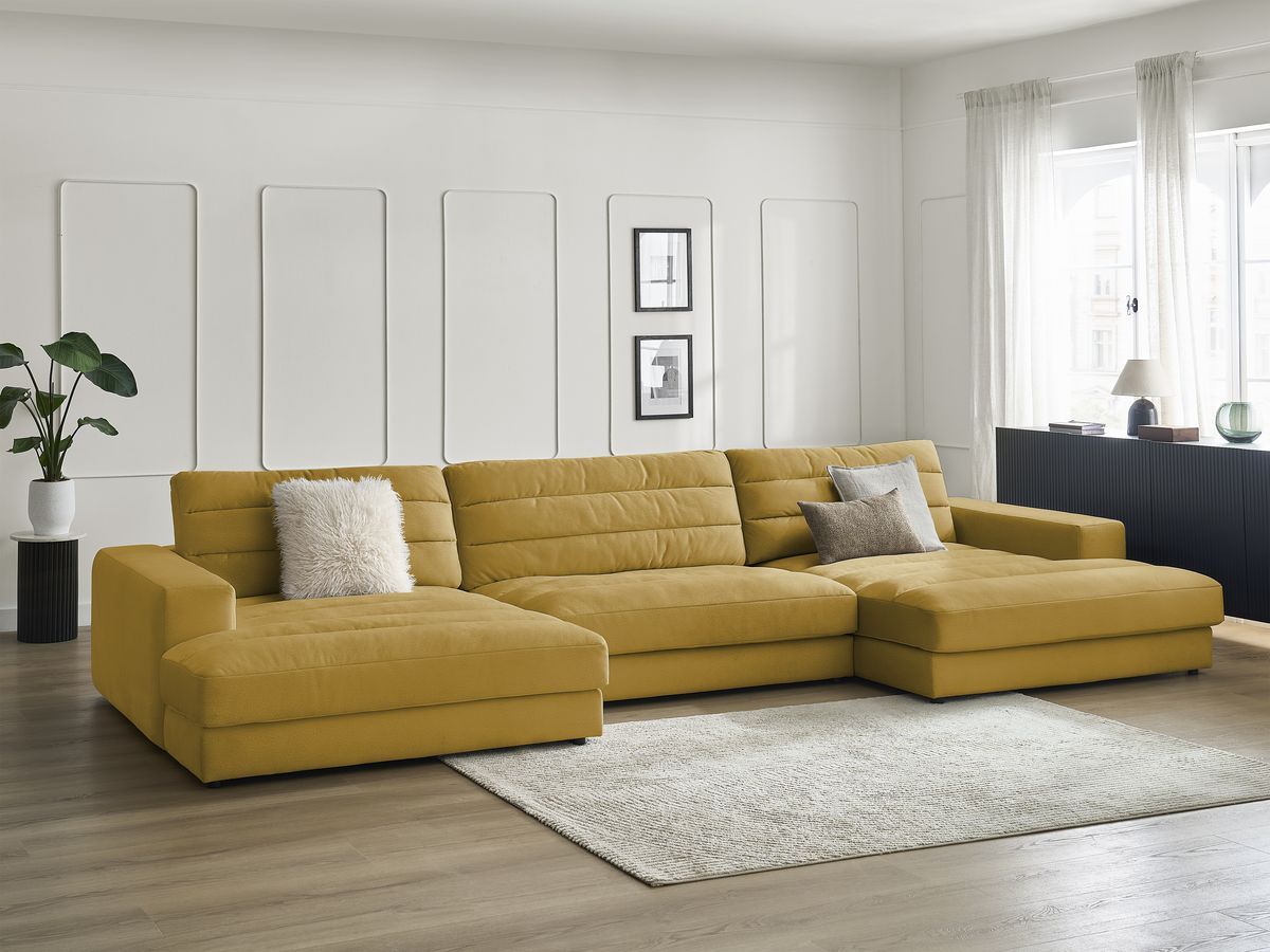 Sierra - Fixed Panoramic Sofa - Velvet