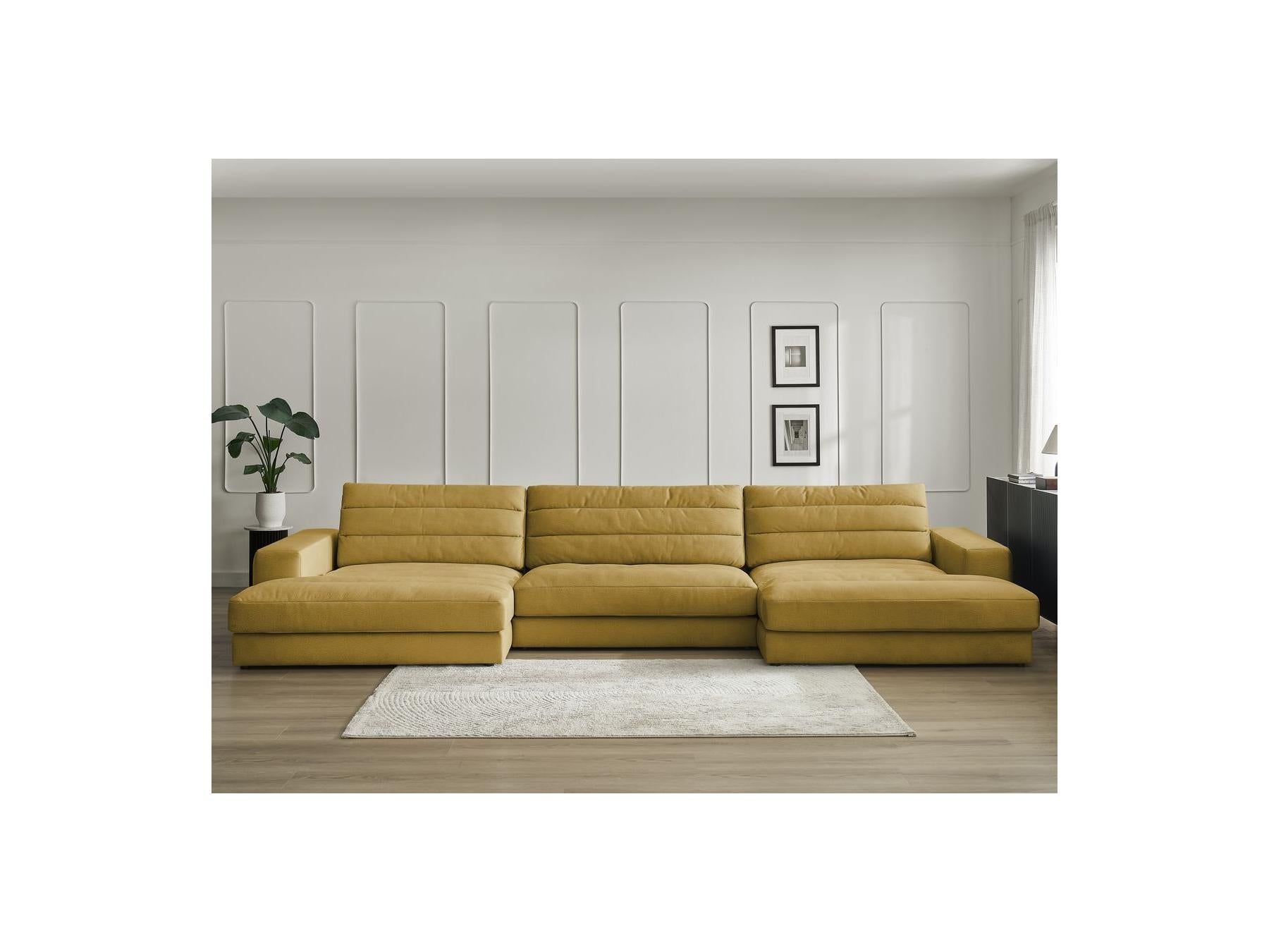 Sierra - Fixed Panoramic Sofa - Velvet