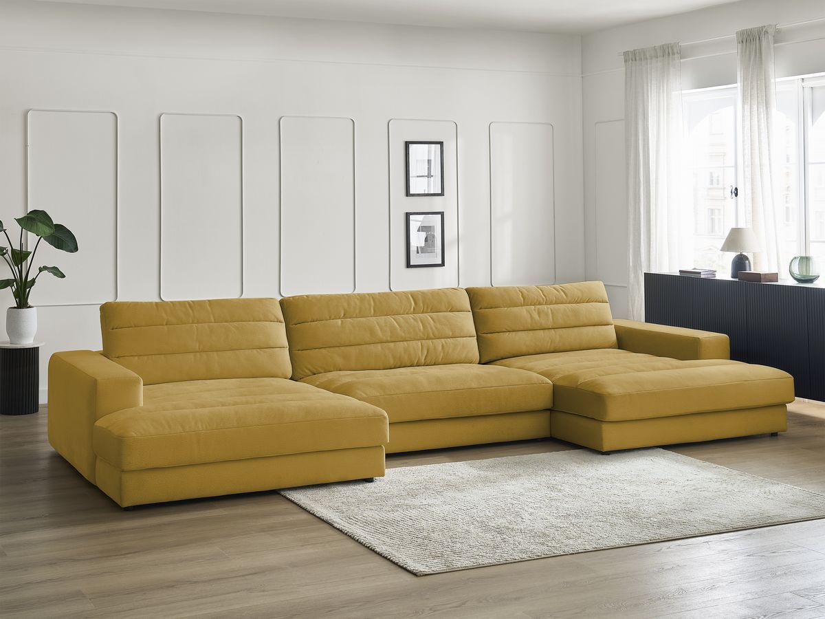 Sierra - Fixed Panoramic Sofa - Velvet