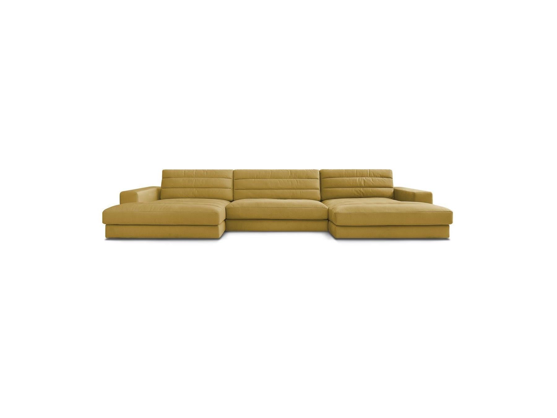 Sierra - Fixed Panoramic Sofa - Velvet