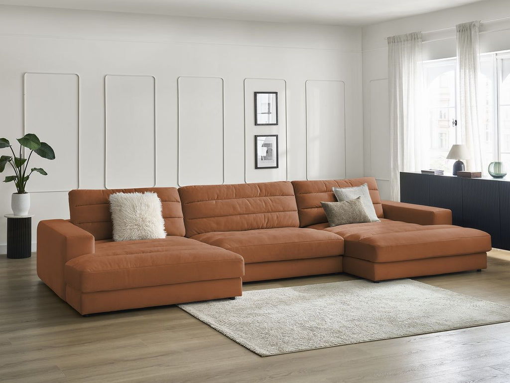 Sierra - Fixed Panoramic Sofa - Velvet