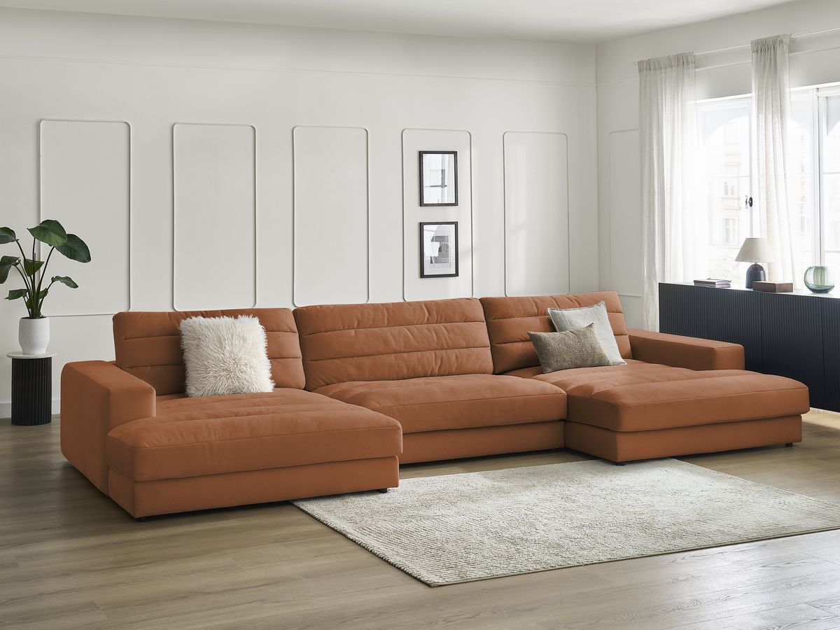 Sierra - Fixed Panoramic Sofa - Velvet