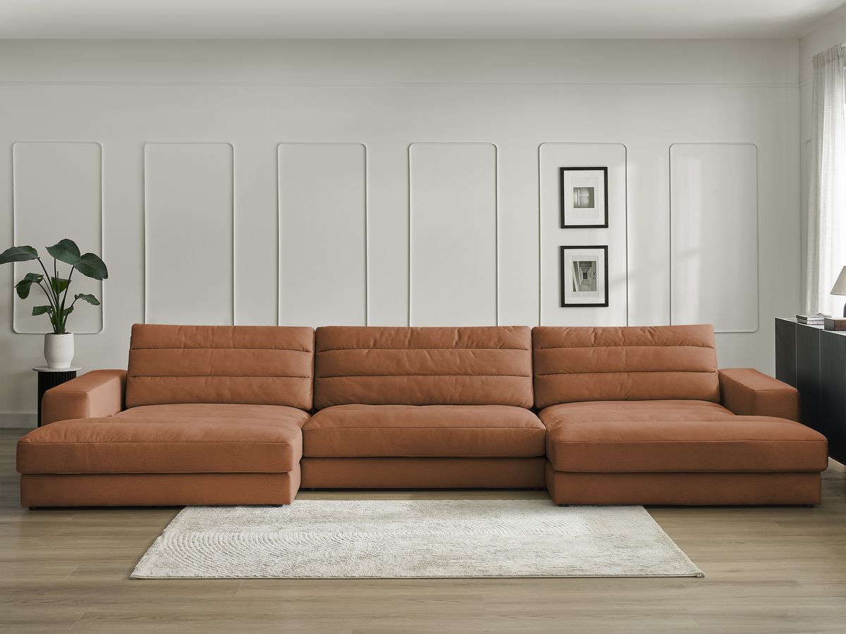 Sierra - Fixed Panoramic Sofa - Velvet